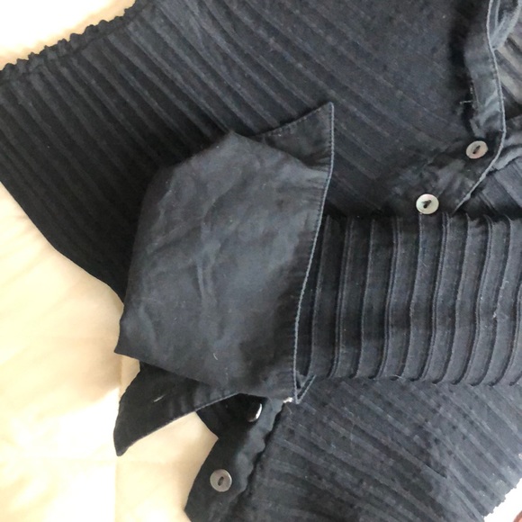 Black sheer ripped top - Picture 2 of 3